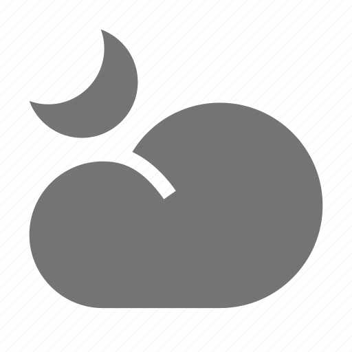 Cloudy, night, cloud icon - Download on Iconfinder