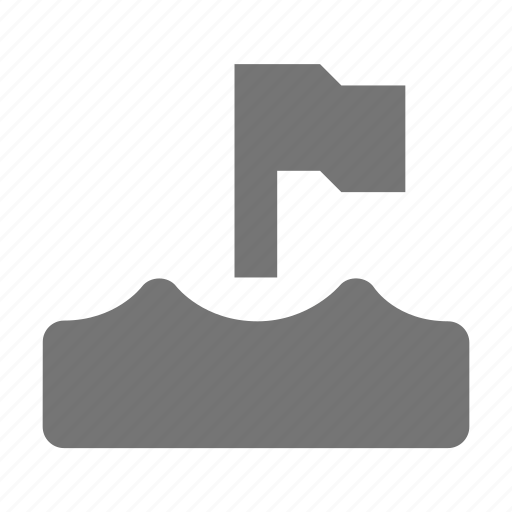 Flag, level, water, water level icon - Download on Iconfinder