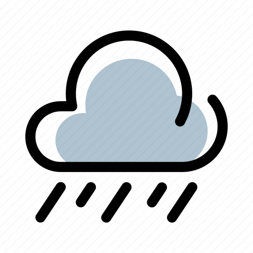 Rainy, cloud, weather, rain icon - Download on Iconfinder