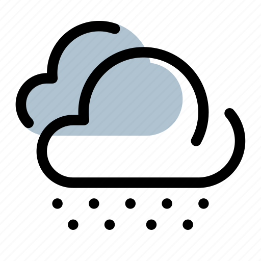 Snowy, sand, cloud, weather icon - Download on Iconfinder