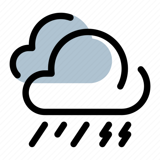 Storm, light, weather, rain icon - Download on Iconfinder