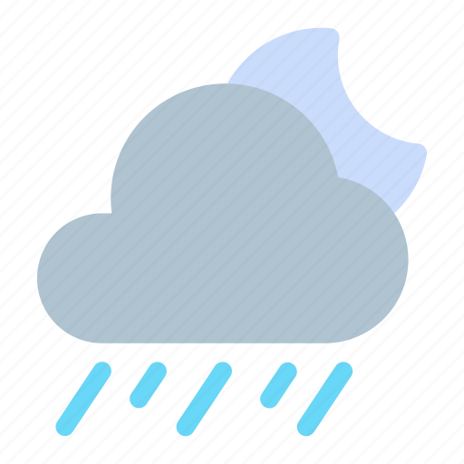 Night, rain, storm icon - Download on Iconfinder
