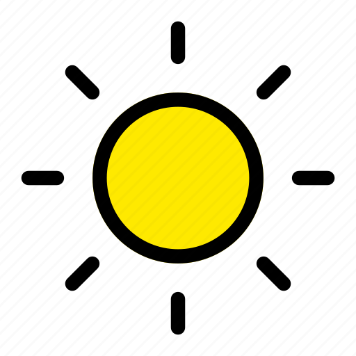 Bright, sun, weather, day icon - Download on Iconfinder