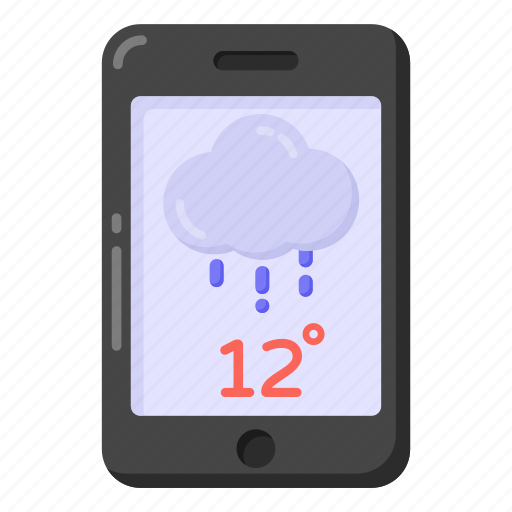 Weather app, weather forecast, mobile app, online weather forecast, smartphone app icon - Download on Iconfinder