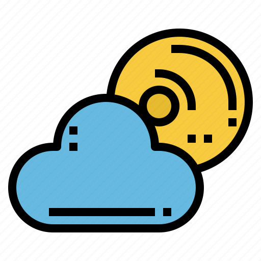 Moon, cloud, weather, night, cloudy icon - Download on Iconfinder