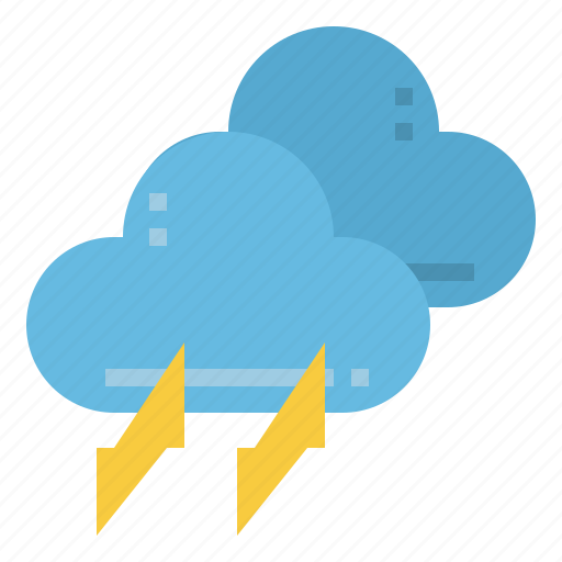 Cloud, thunder, stom, weather, lightning icon - Download on Iconfinder