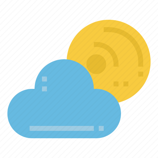 Moon, cloud, weather, night, cloudy icon - Download on Iconfinder