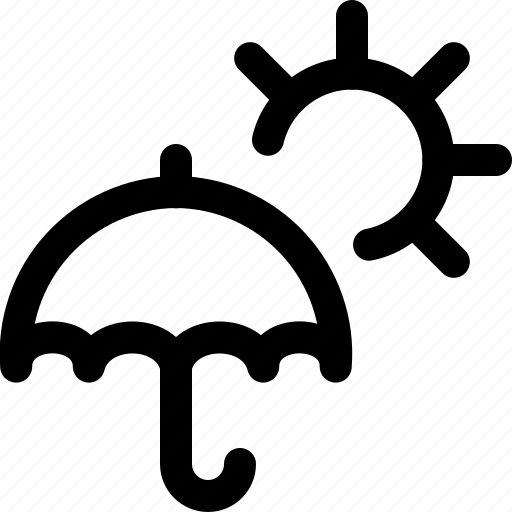 Rain, umbrella, sun, storm, weather icon - Download on Iconfinder