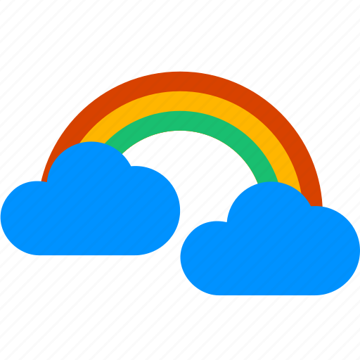 Rainbow, cloud, weather, summer, holiday, rain icon - Download on Iconfinder