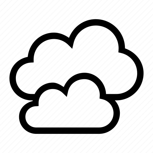 Cloudy, weather, cloud, temperature icon - Download on Iconfinder