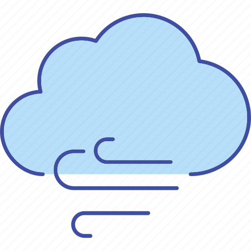 Breeze, cloud, cloudy, weather, wind, wind speed, windy icon - Download on Iconfinder