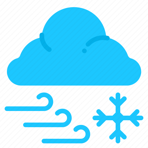 Blizzard, weather, snowflake, winter, cold, meteorology, forecast icon - Download on Iconfinder