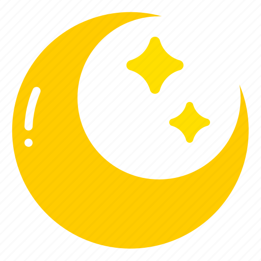 Crescent, moon, weather, night, phase, astronomy, star icon - Download on Iconfinder