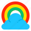 rainbow, weather, cloud, atmospheric, spectrum, nature, climate 