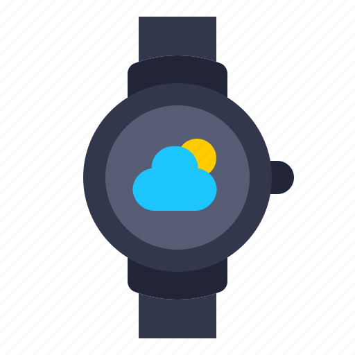 Weather, app, smartwatch, electronics, meteorology, forecast, application icon - Download on Iconfinder