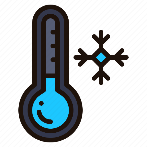 Cold, weather, thermometer, snowflake, temperature, winter, snow icon - Download on Iconfinder