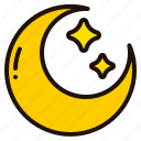 crescent, moon, weather, night, phase, astronomy, star, meteorology