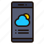 weather, app, cloud, mobile, smartphone, meteorology, application 