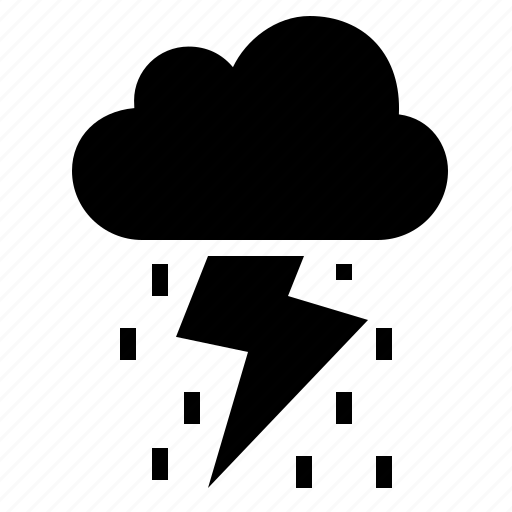 Cloudy, rain, storm, thunder, thunder storm, weather icon - Download on Iconfinder