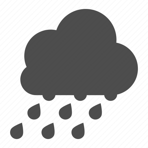 Cloud, cloudy, rain, raining, weather icon - Download on Iconfinder