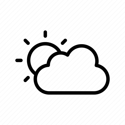 Cloud, partly, sunny, weather icon - Download on Iconfinder