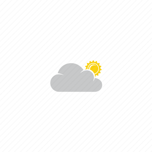 Cloud, weather, clouds, cloudy, forecast, sun, sunny icon - Download on Iconfinder