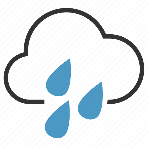 Heavy, drops, rain, cloud icon - Download on Iconfinder