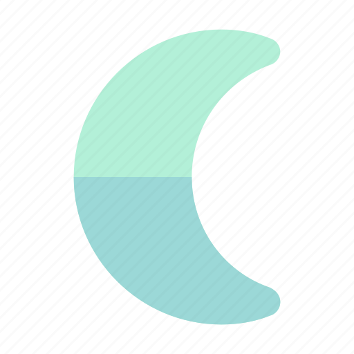 Cloudy, crescent, moon, night, sky, wheather icon - Download on Iconfinder