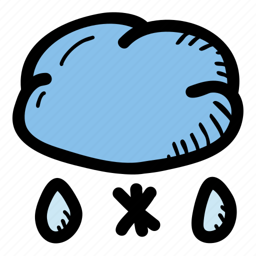 Sleet, weather, cloud icon - Download on Iconfinder