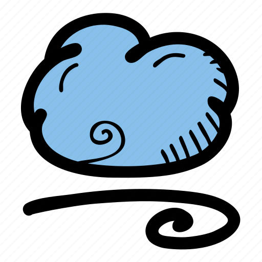 Wind, weather, cloud icon - Download on Iconfinder