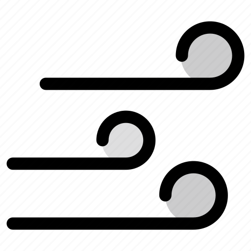 Windy, wind, weather, breeze, blowing, storm icon - Download on Iconfinder