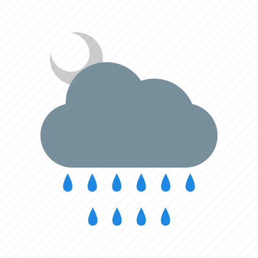 Cloud, night, rain icon - Download on Iconfinder