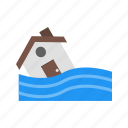 flood, warning, flood symbol 