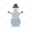 snow man, winter, snowman 