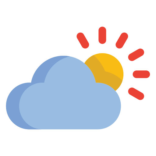 Cloud, weather, cloudy, haw weather, sun, sunny, meteorology icon - Free download