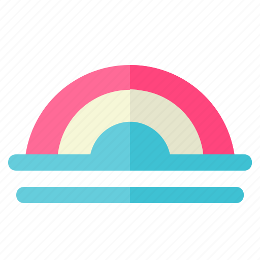 Climate, forecast, rainbow, season, weather icon - Download on Iconfinder