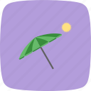 beach, umbrella, beach umbrella