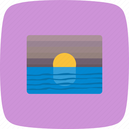 Sky, evening, sun down icon - Download on Iconfinder
