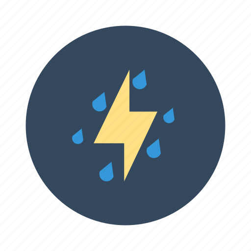 Rain, rainy, storm, stormy, thunder, thunder storm icon - Download on Iconfinder