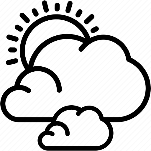 Clouds, forcast, overcast, sun, weather icon - Download on Iconfinder