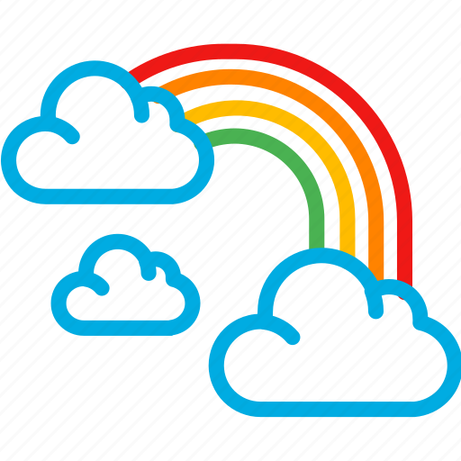 Weather, rainbow, cloud, forecast, colors icon - Download on Iconfinder