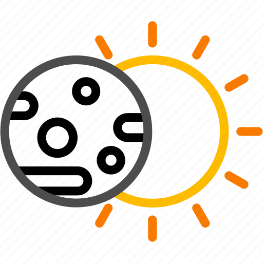 Weather, sun, eclipse, day, astronomy icon - Download on Iconfinder