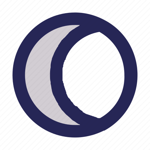 Eclipse, moon, lunar, night, crescent icon - Download on Iconfinder