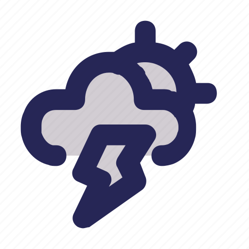 Lightning, storm, daylight, day, midday icon - Download on Iconfinder