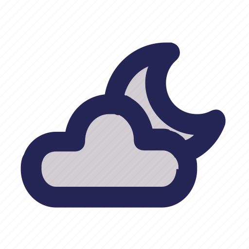 Night, time, moon, light, partly, cloudy icon - Download on Iconfinder