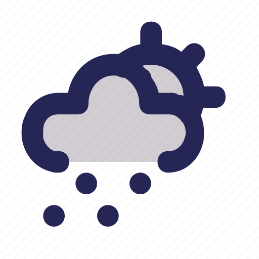 Snowfall, daytime, midday, snow, winter, clear, sky icon - Download on Iconfinder
