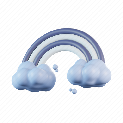 Rainbow, clouds, weather, light, sky, nature, colors icon - Download on Iconfinder