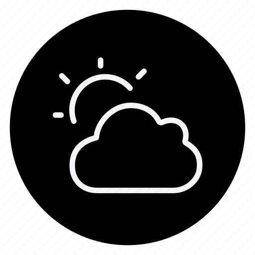 Climate, cloud, forecast, meteorology, cloud with sun, clouds, sun icon - Download on Iconfinder