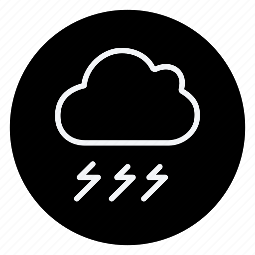 Climate, cloud, forecast, meteorology, weather, bolt, thunderbolt icon - Download on Iconfinder