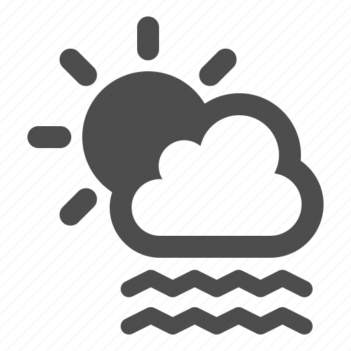 Weather, sun, cloud, cloudy, fog, foggy icon - Download on Iconfinder